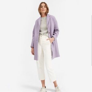 NWT 💜 Everlane The Cocoon Coat in Heather Lavender